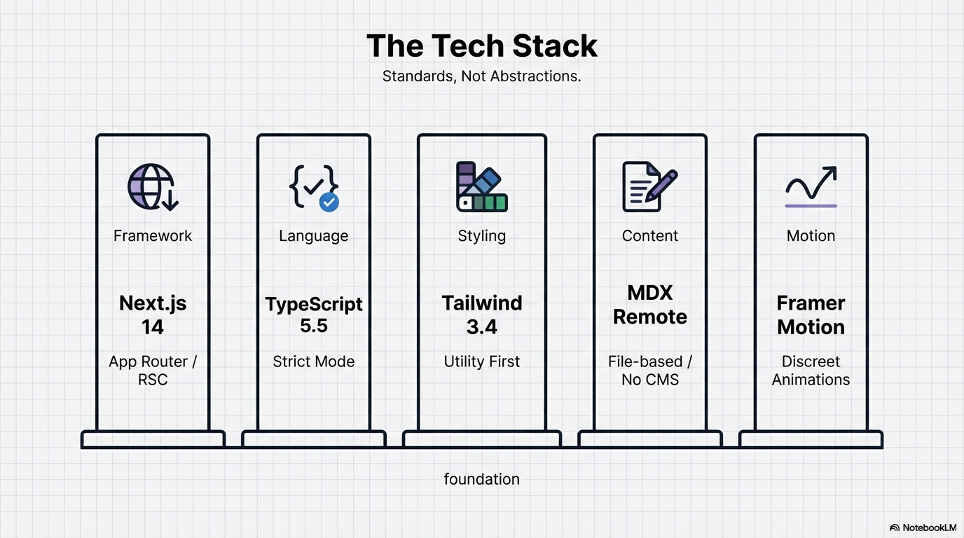 MDX Content Workflow — blog posts and case studies as files, no CMS or database required